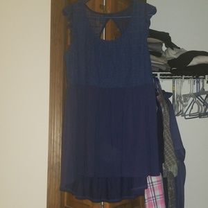 Navy Blue Torrid Sleeveless Top